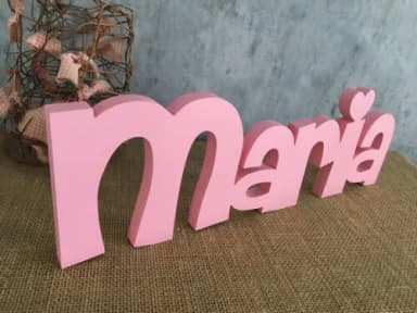 Letras de MDF -Nomes Linha CH
