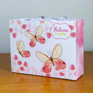 PEGUE E MONTE - Sacolinhas Personalizadas BORBOLETA - Decoração de Festa | Lembrancinhas | Aniversário | Personalizados