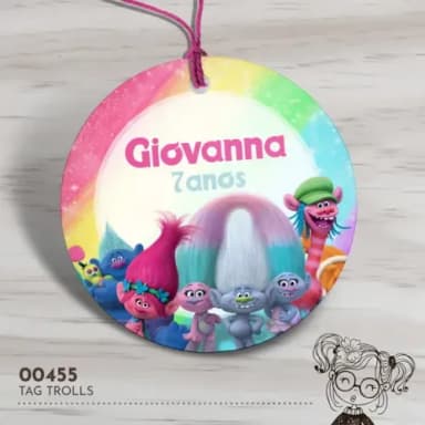 Tag Redonda Trolls - 00455