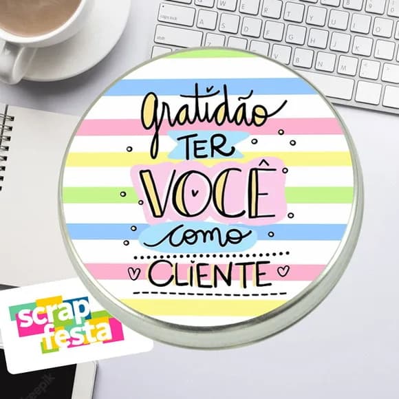 Latinha Personalizada Empresa com Sua Logo