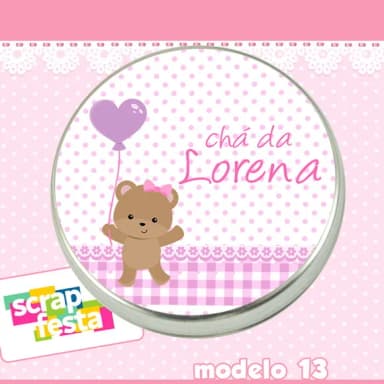 Lembrancinhas de Chá de Bebê Latinhas
