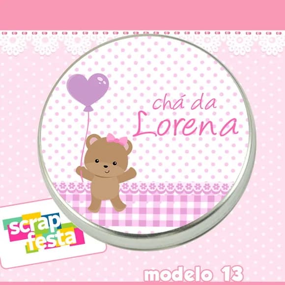 Lembrancinhas de Chá de Bebê Latinhas