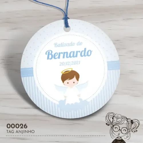 Tag Redonda Anjinho - 00026