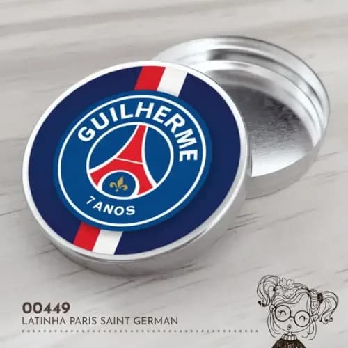 Latinha Adesivada Paris Saint German - 00449