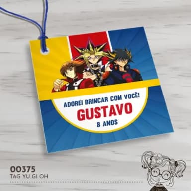 Tag Quadrada Yu Gi Oh - 00375