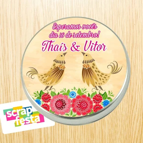 Latinhas Festa Casamento