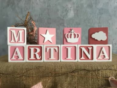 Cubos 6x6cm Ts Decoração Princesa Baby