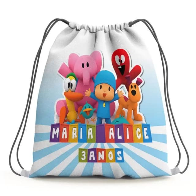 mochilinha personalizada pocoyo