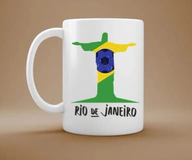 Caneca Rio de Janeiro - Lembrança do Cristo Redentor