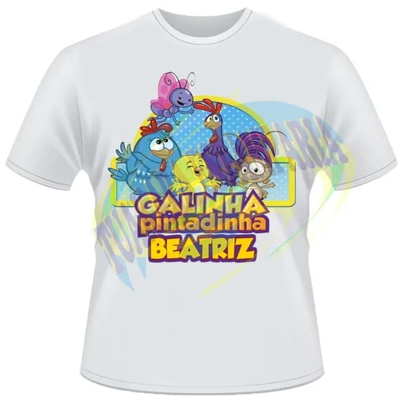 Camiseta Galinha Pintadinha
