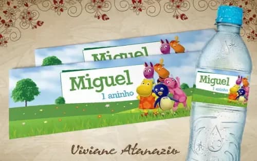 Rótulo Água Backyardigans - 00022