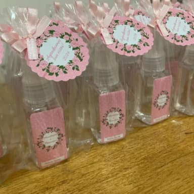 Lembrancinha Maternidade Home Spray Floral Rosa