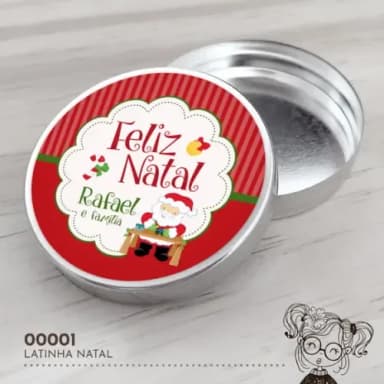 Latinha Adesivada Natal - 00001