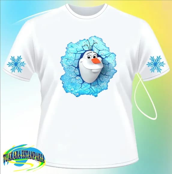 Camiseta Cabeça do Olaf