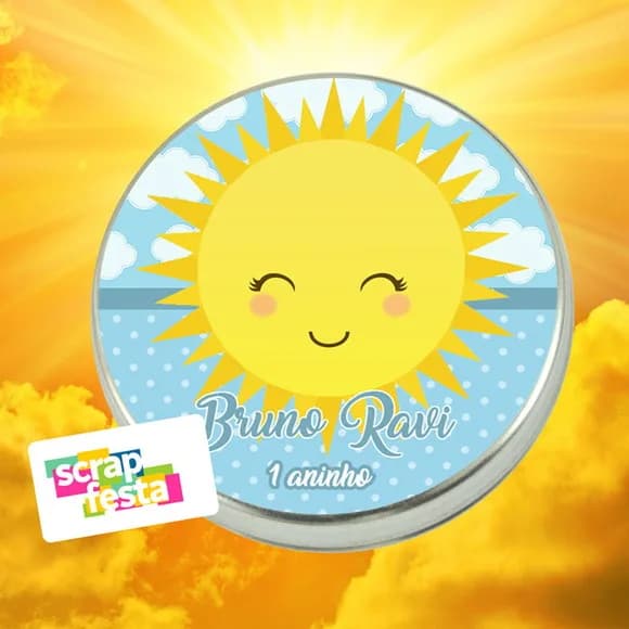 Latinha Mint To Be Personalizada Festa Raio de Sol