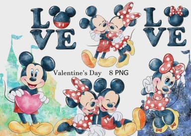 KIT DIGITAL MICKEY E MINNIE 15