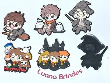 Ponteira P/lápis Harry Potter 5cm Pacote com 10 Unidades
