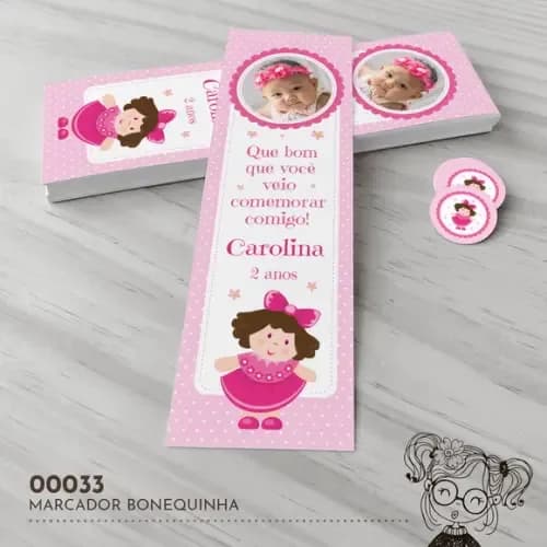 Marcador de Livro Bonequinha - 00033