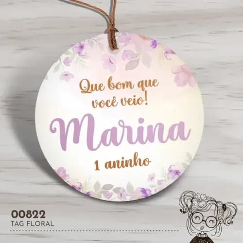 Tag Redonda Jardim - 00822