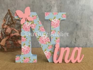 Jardim Encantado - Nomes Personalizados - Tecido