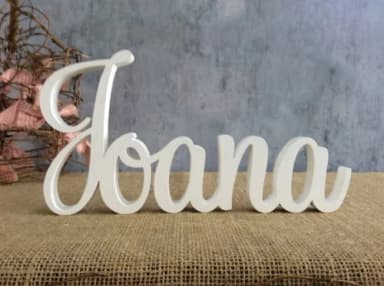 Letras Decorativas - nome em MDF