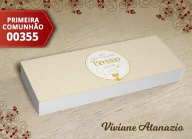 Rótulo Potinho Primeira Comunhão - 00355