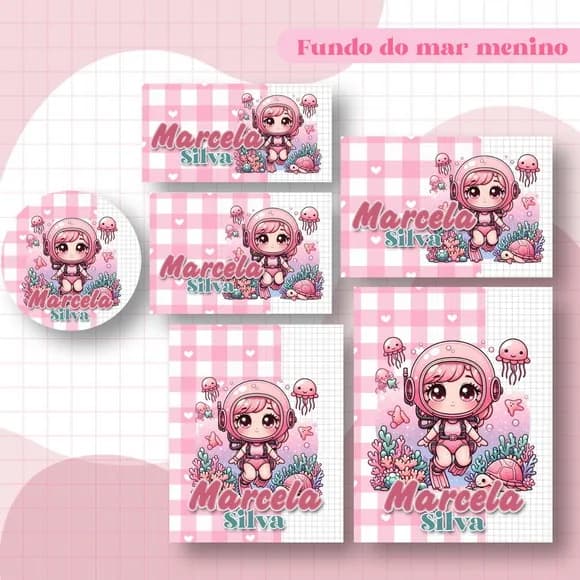 60 Etiquetas Escolares Personalizadas Prova D
