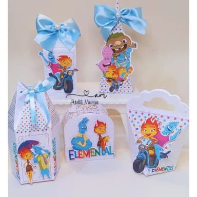 Kit 30 Lembrancinhas Elementos