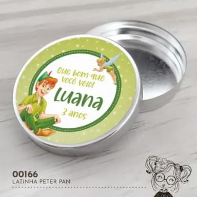 Latinha Adesivada Peter Pan - 00166