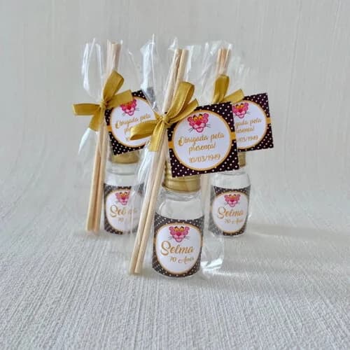 Lembrancinha Aromatizador Pantera Cor de Rosa