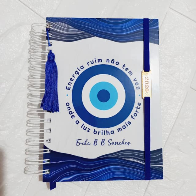 Planner 2027 Personalizado A5| Planner Diário e Semanal para Organização e Planejamento Olho grago 02