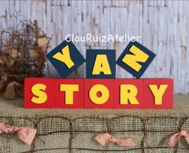 Toy Story Cubos 6x6cm Aniversários e Quarto do Bebê