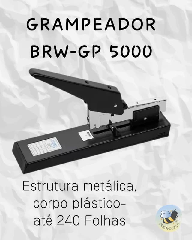Grampeador BRW-GP 5000 ( ate 240folhas)