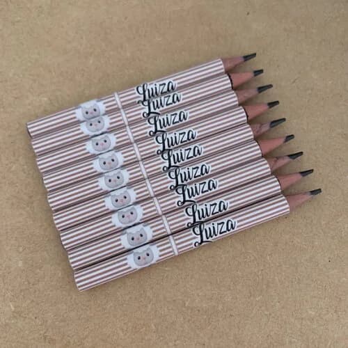 Lembrança Maternidade Mini Lápis ovelhinha
