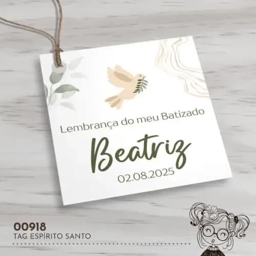 Tag Quadrada Espírito Santo - 00918