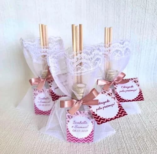 Lembrancinha Casamento difusor vidro 40ml