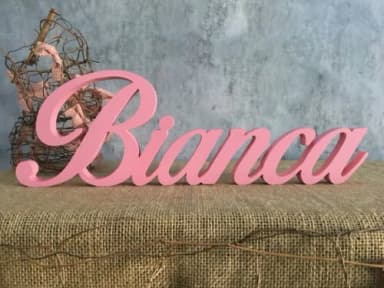 Letras de MDF -Nomes