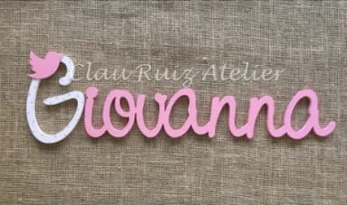 Letras Decorativas Nome de Parede