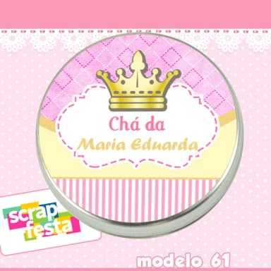 Lembrancinhas de Chá de Bebê Latinhas