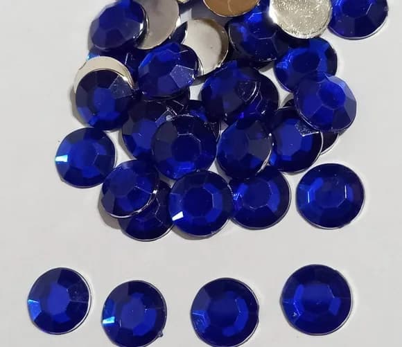 Chaton Redondo Azul Bic 10mm - 200 Unidades