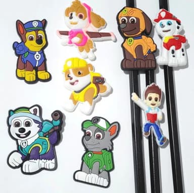 Lápis C/ponteira Patrulha Canina 5cm Pacote com 8 Unidades
