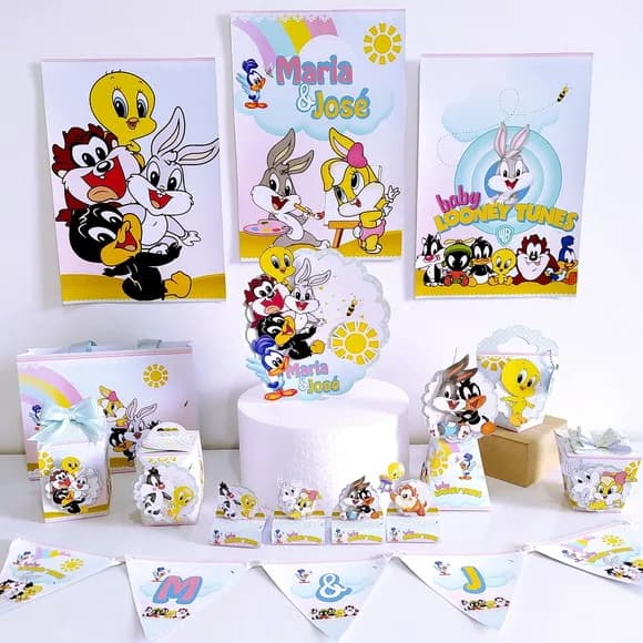 Kit 30 Lembrancinhas Looney Tunes