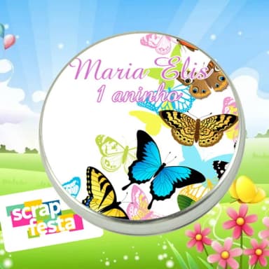 Latinhas Personalizadas Jardim Encantado