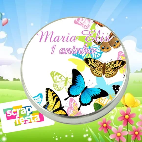 Latinhas Personalizadas Jardim Encantado