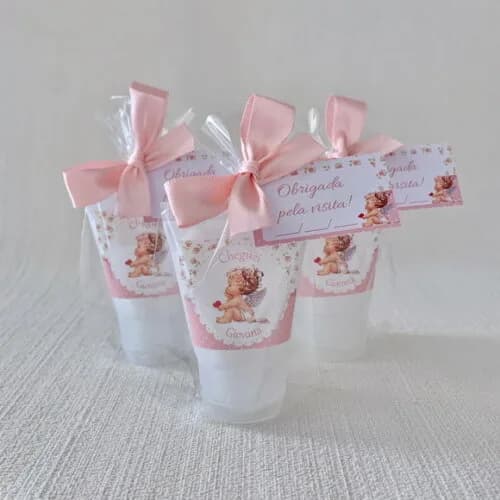 Lembrança Hidratante Maternidade Floral Anjinha
