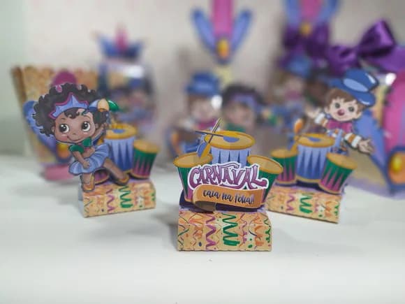 Kit 60 Lembrancinhas Carnaval