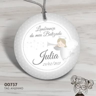 Tag Redonda Anjinho - 00737