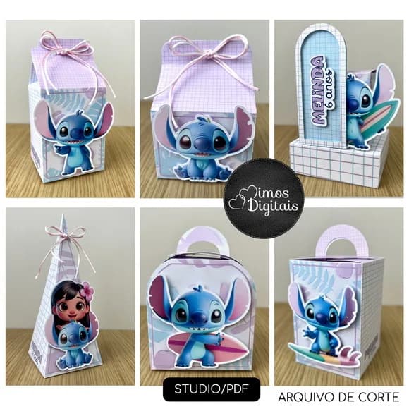 Kit 30 Lembrancinhas Stitch