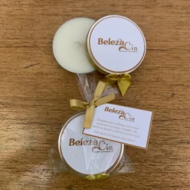 Brinde Empresarial Vela Aromática com Logo