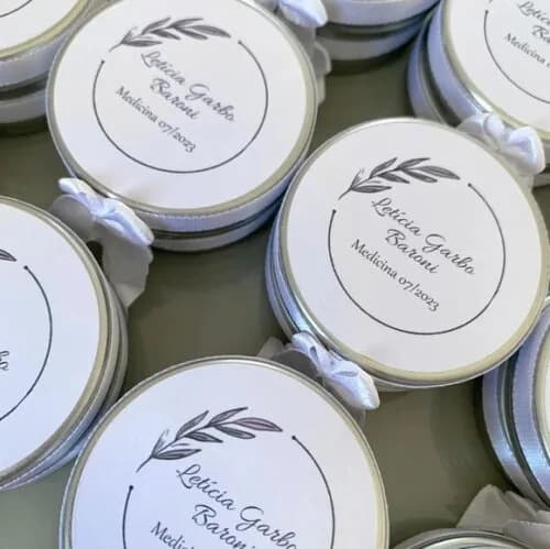 Lembrança Vela Aromática com 2 Pavios